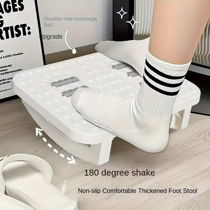 A Footrest for The Office That Prevents Crossing Legs, Equipped with a Massage Feature, Perfect for Relieving Foot Fatigue During Long Hours of Work