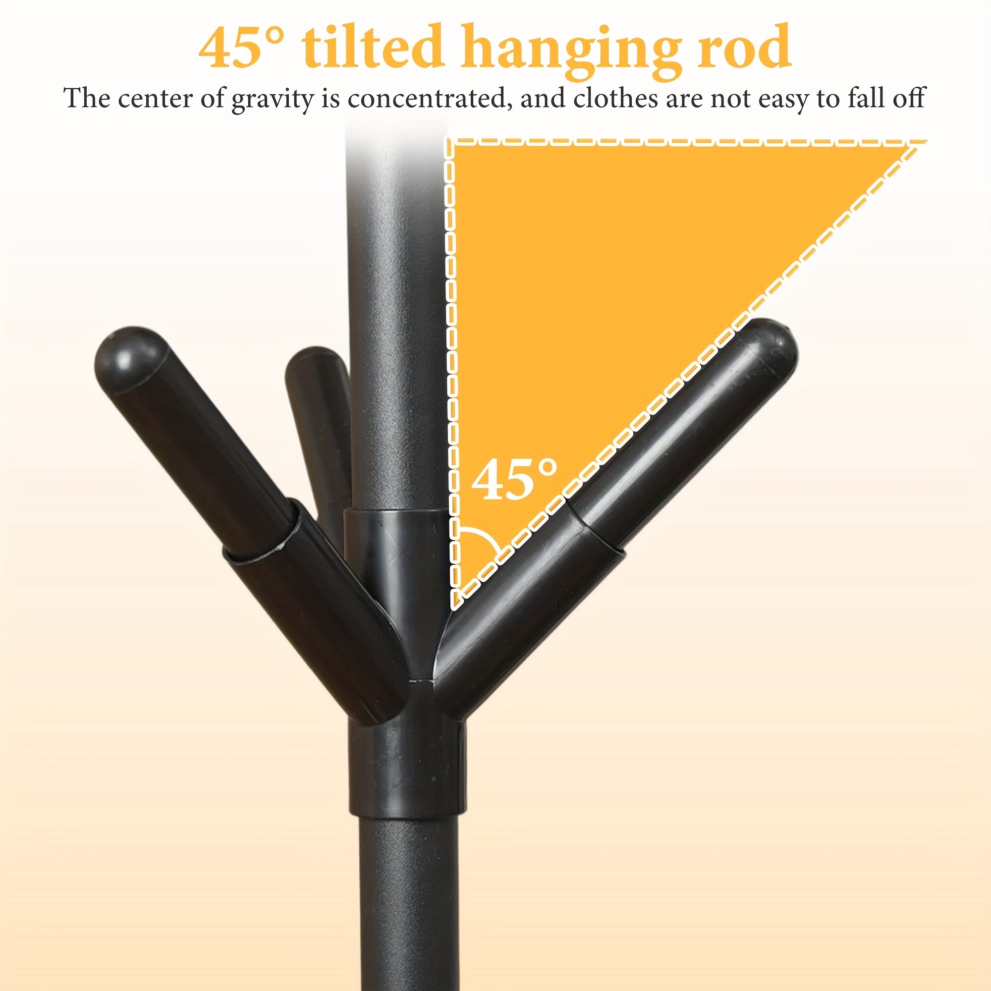 9-Hook Tree Branch Pattern Metal Coat Rack - Elegant Multi-Color Design For Hats, Bags, Scarves & Towels - Durable Plastic With Lacquered Finish - Ldeal For Home UseHome Organization Decorative Coat Rack Durable Plastic Rack, Coat Rack For Home