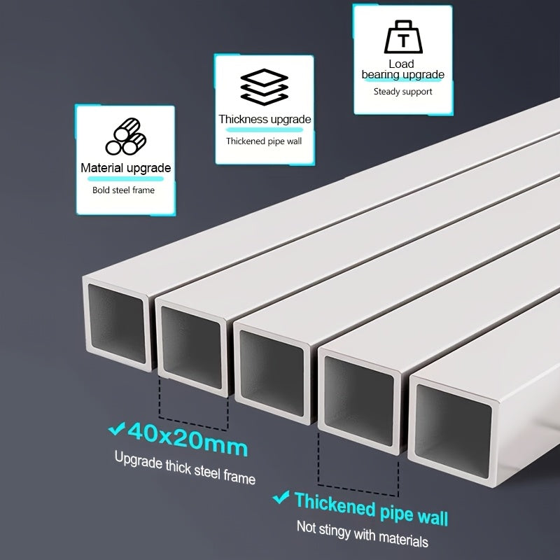 HDHNBA Ergonomic Computer Desk | Modern Gaming Workstation Table | Sturdy Steel Frame Floor-Mounted Home Office Desk | No Drawer Oblong Shape | Multicolor Finish | Independent Structure | Closed Storage \u003C3.2 Cubic Feet | Height ≥27 Inches