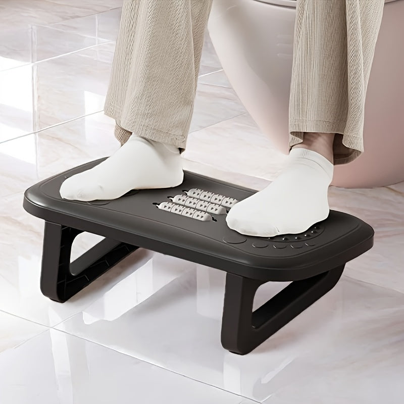 SENMEO Ergonomic Office Foot Pedal - Comfortable Footrest with Premium Durable Material, s & Relaxation, Ideal for Office Workers, White & Beige Design, Foot Rest for Desk, Comfortable Footrest, Modern Aesthetic, Sturdy Construction