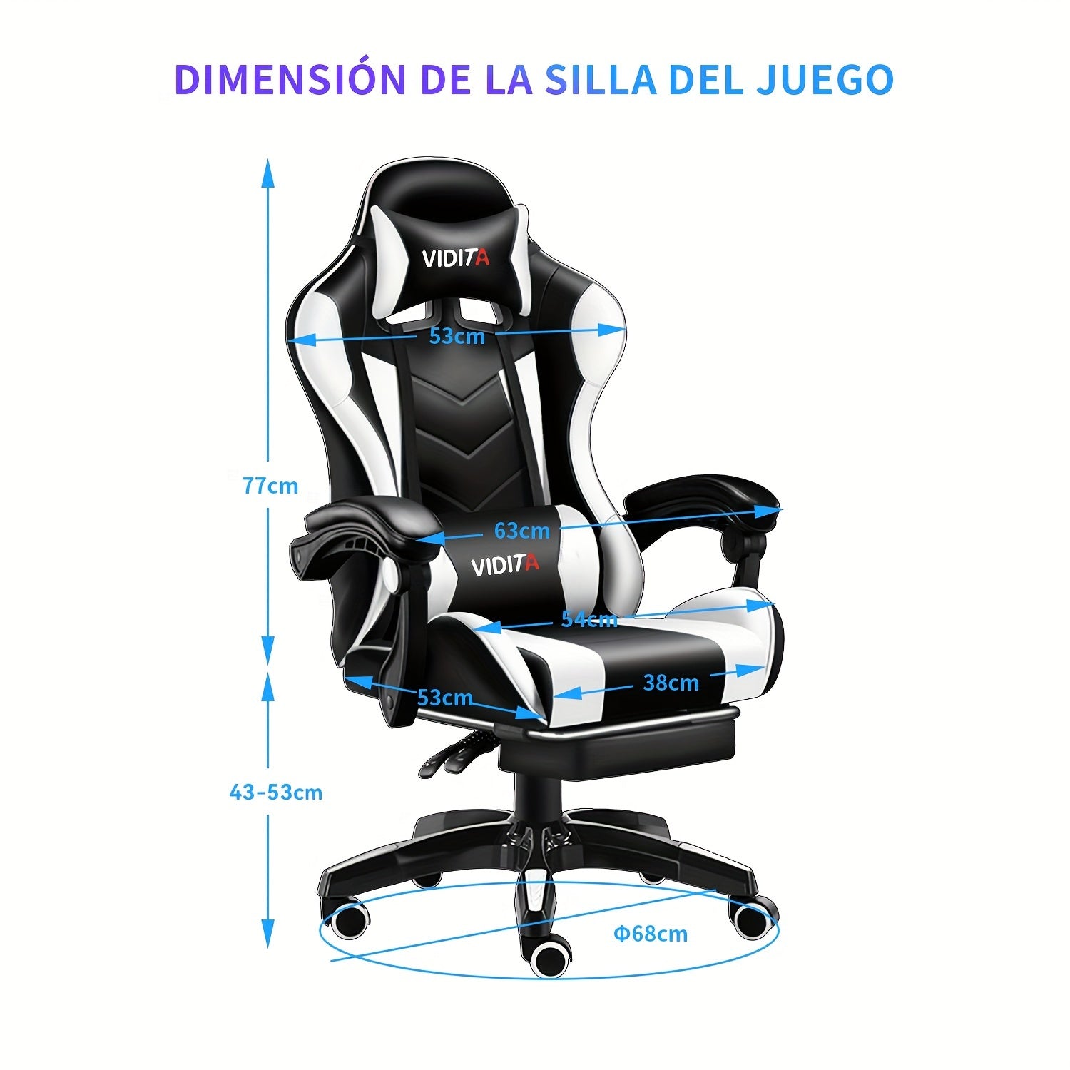 Ergonomic Gaming Chair Ergonomic Gaming Chair for Adults & Teens | High Back Racing Style PC Office Chair with Lumbar Support, Swivel Mesh Computer Desk Chair for Home