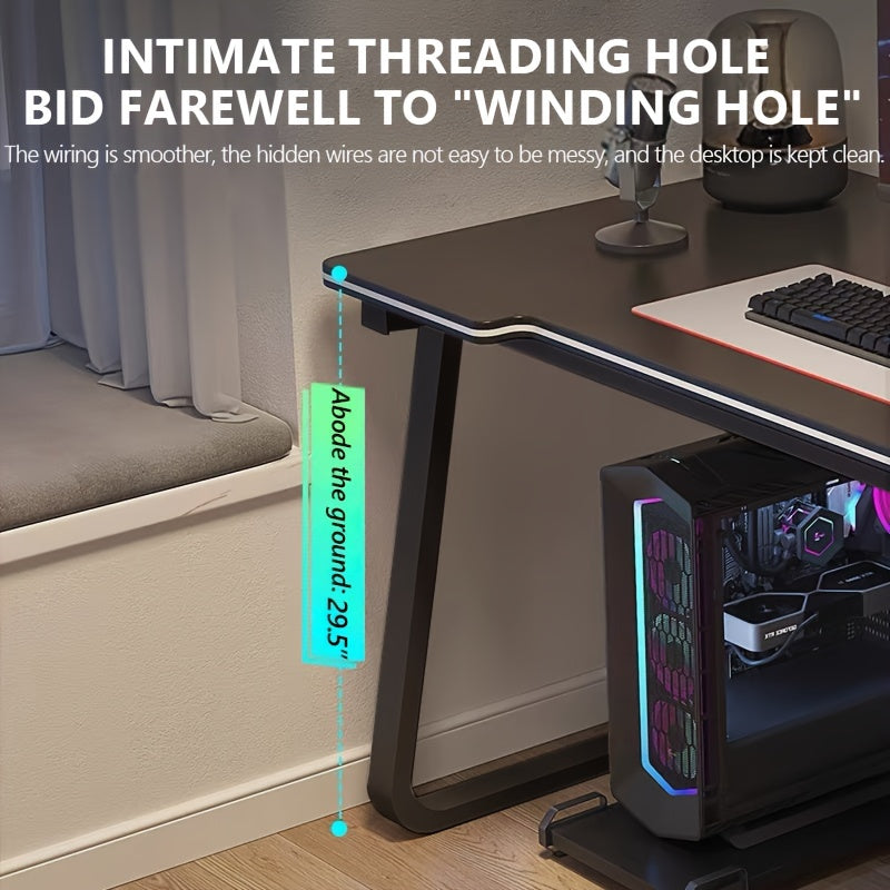 Computer Desk, Large Executive Office Desk, Wide Simple Study Writing Desk, Workstation Business Furniture For Home Office